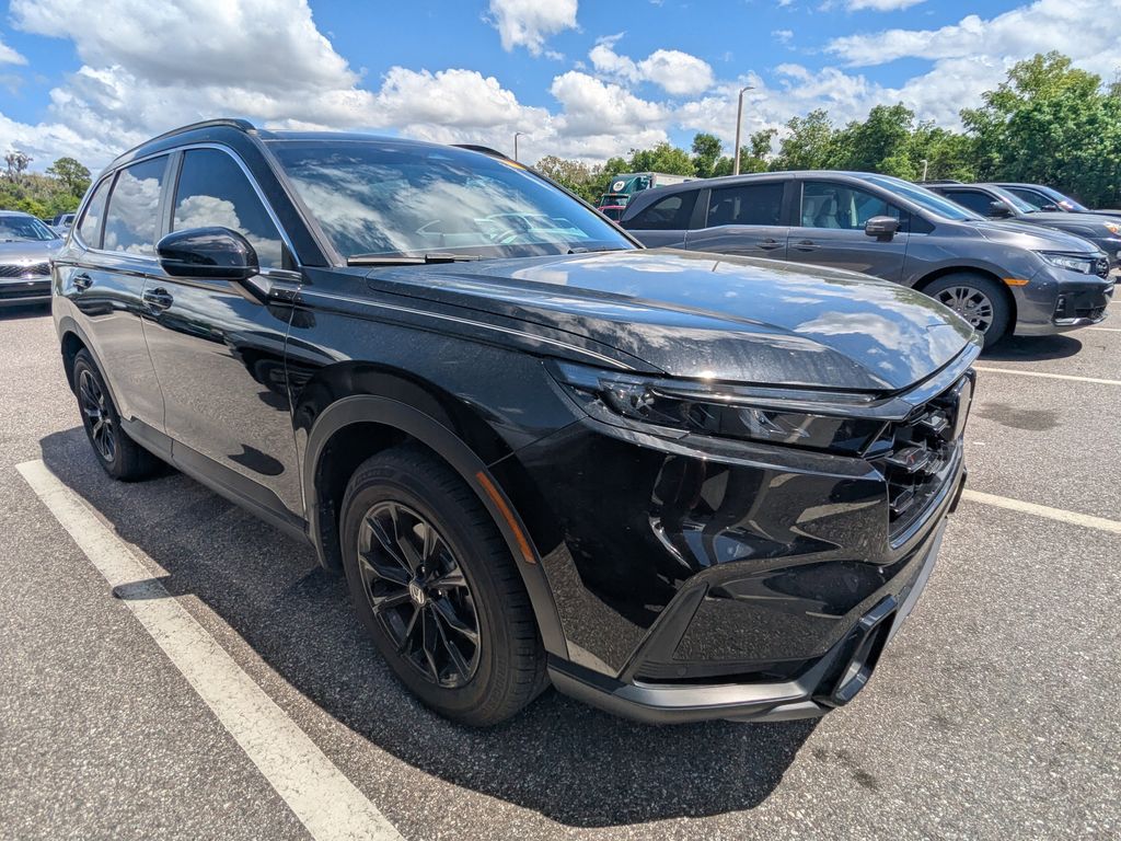 Crystal Black 2025 Honda CR-V Hybrid Sport-L AWD SUV / Crossover All-Wheel Drive Continuously Variable Transmission