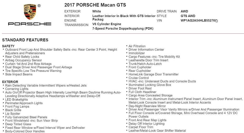 2017 Porsche Macan GTS 28