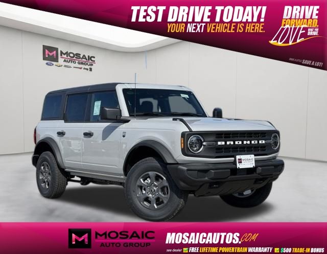 Avalanche Gray 2026 Ford Bronco Big Bend 4-Door 4WD SUV / Crossover Four-Wheel Drive Automatic