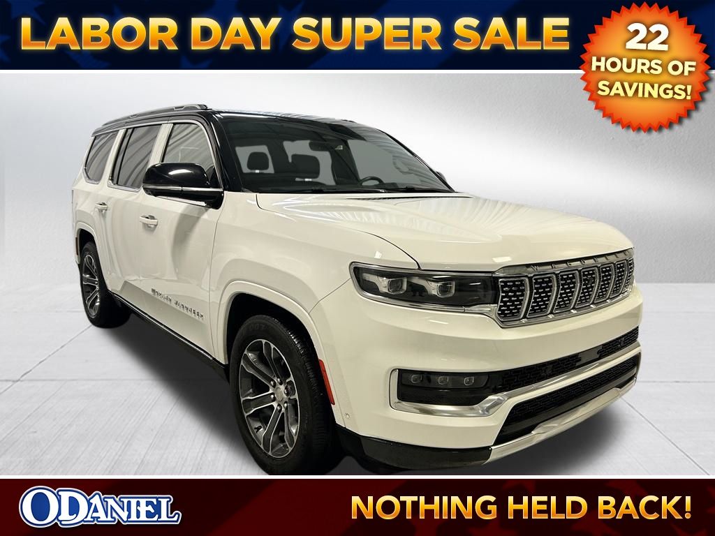 Bright White Clearcoat 2023 Jeep Grand Wagoneer SUV / Crossover Four-Wheel Drive 8-Speed Automatic