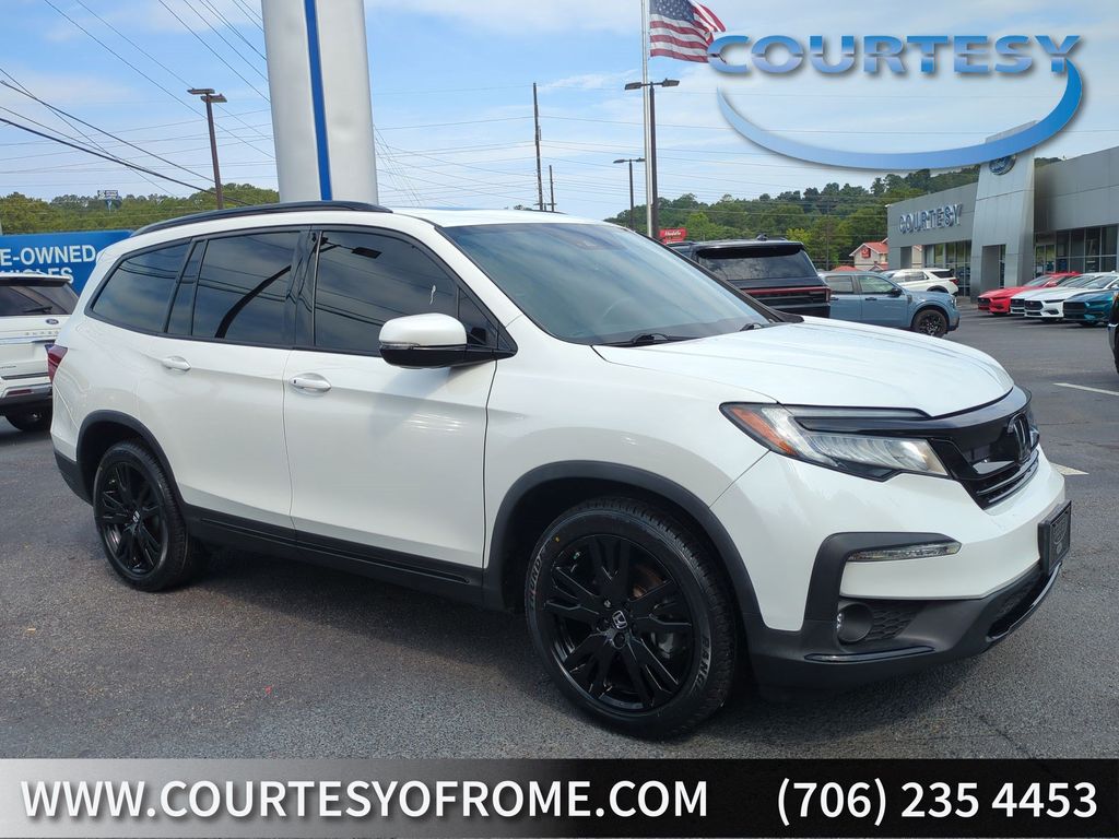 Platinum White Pearl 2021 Honda Pilot SUV / Crossover All-Wheel Drive 9-Speed Automatic