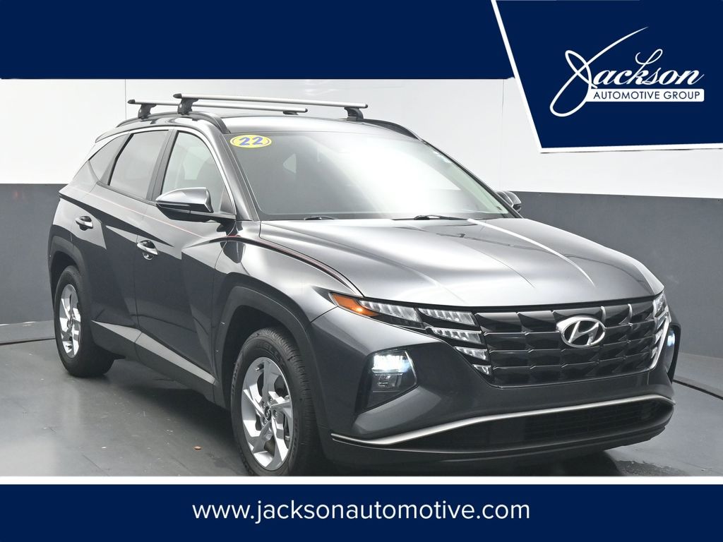 Portofino Gray 2022 Hyundai Tucson SUV / Crossover Front-Wheel Drive 8-Speed Automatic