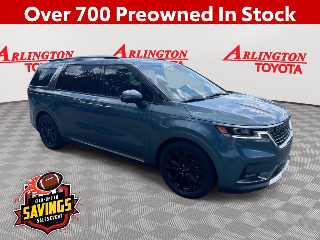 Astra Blue 2023 Kia Carnival Minivan Front-Wheel Drive 8-Speed Automatic