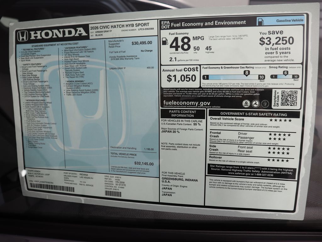 Thumbnail: 2026 Honda Civic - 9