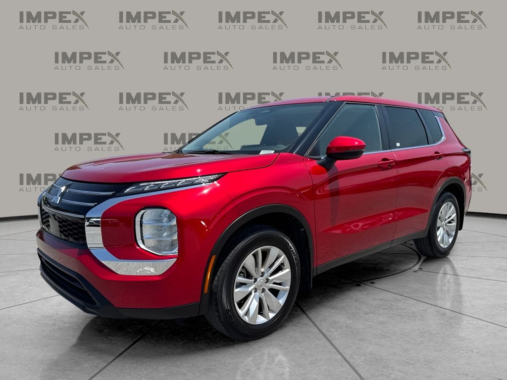 Red Diamond 2025 Mitsubishi Outlander SUV / Crossover Front-Wheel Drive Continuously Variable Transmission