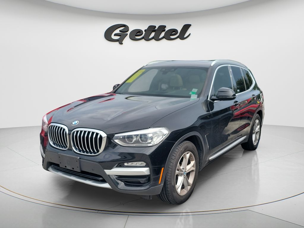 Jet Black 2019 BMW X3 SUV / Crossover Rear-Wheel Drive 8-Speed Automatic