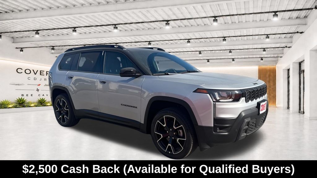 Silver 2026 Jeep Cherokee SUV / Crossover Four-Wheel Drive Continuously Variable Transmission