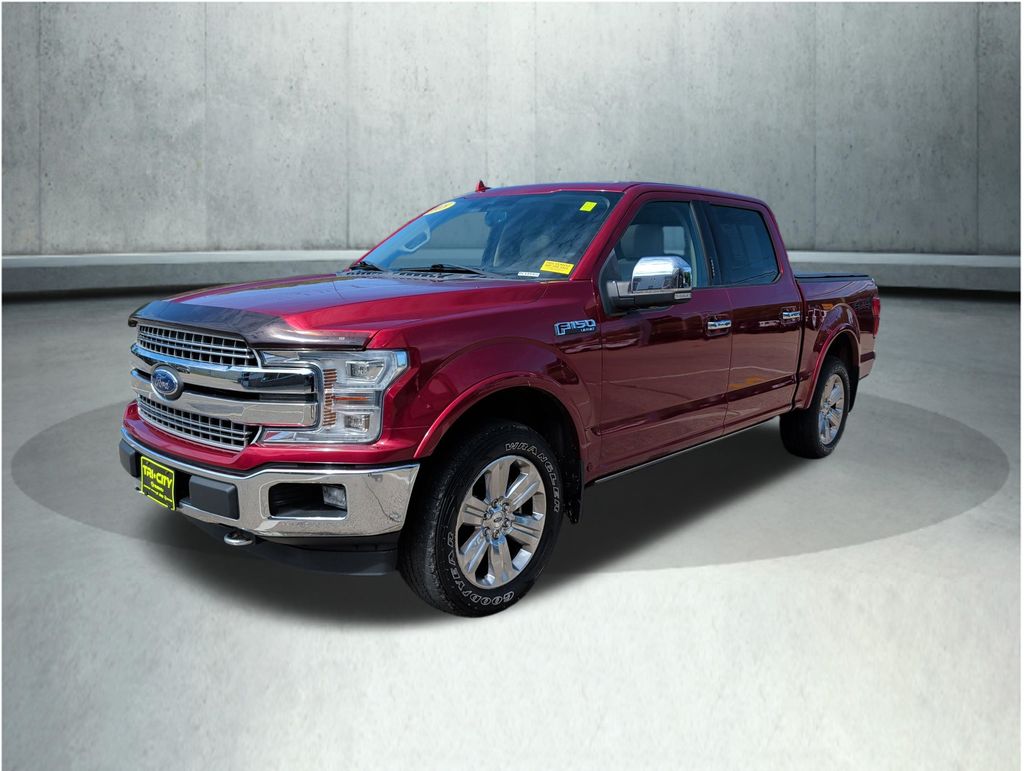 Ruby Red Metallic 2018 Ford F-150 Pickup Truck Four-Wheel Drive Automatic