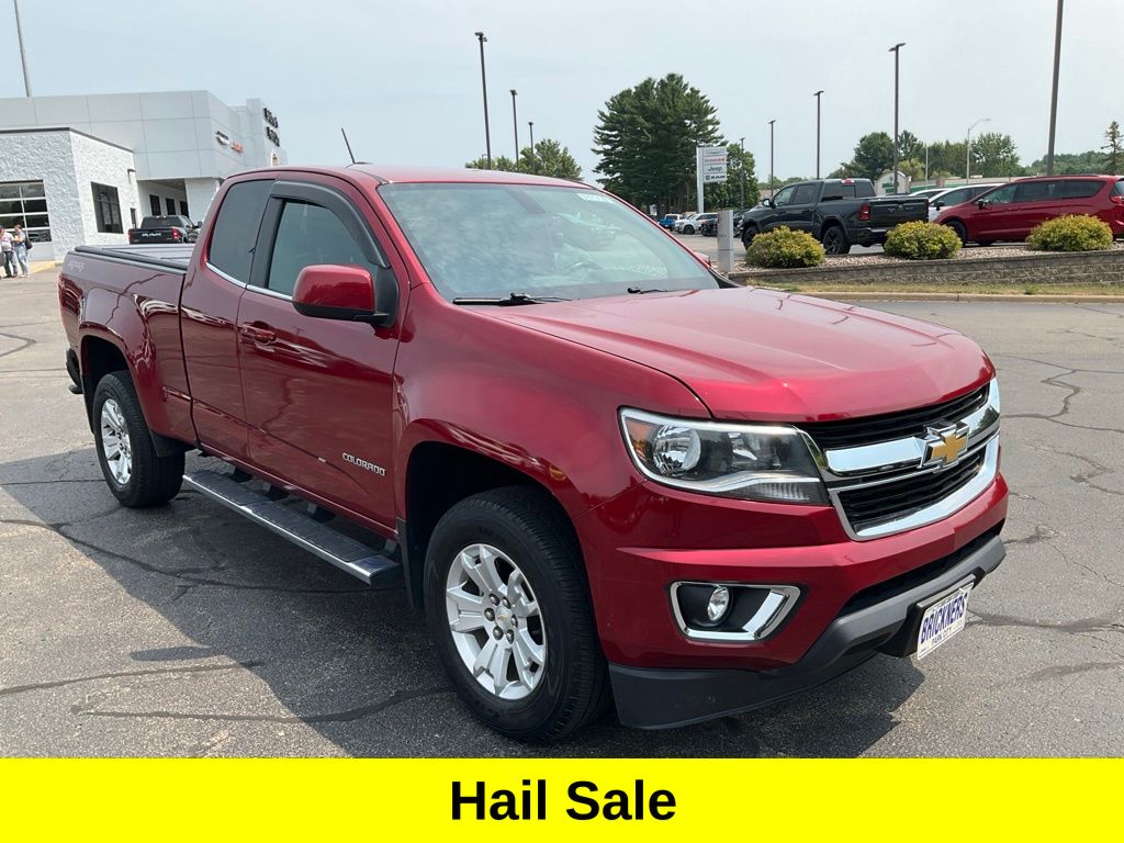 Cajun Red Tintcoat 2018 Chevrolet Colorado Pickup Truck Four-Wheel Drive 8-Speed Automatic