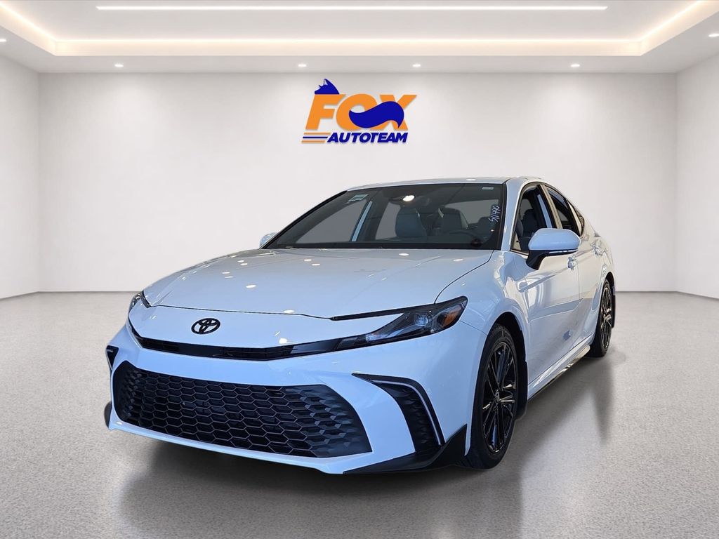 White 2026 Toyota Camry Sedan Front-Wheel Drive Continuously Variable Transmission