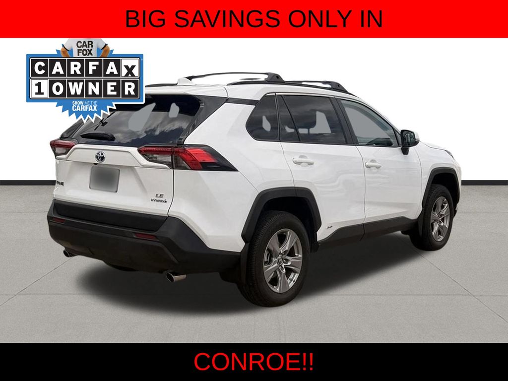 2024 Toyota RAV4 Hybrid LE White at Big Star Chrysler Jeep Dodge Ram 
