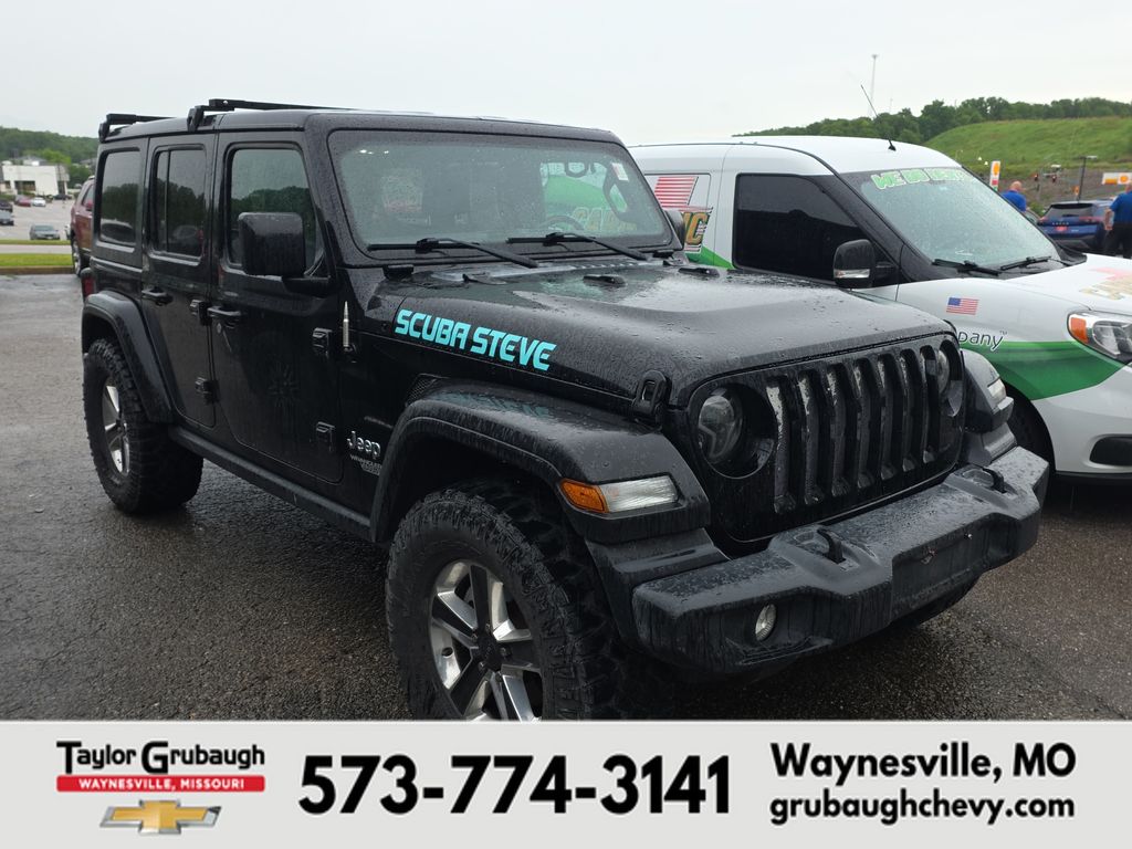 Black Clearcoat 2019 Jeep Wrangler SUV / Crossover Four-Wheel Drive 8-Speed Automatic