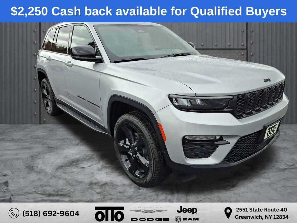 Silver Zynith 2025 Jeep Grand Cherokee SUV / Crossover Four-Wheel Drive 8-Speed Automatic