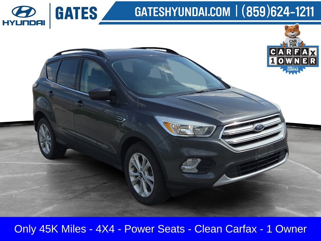 Gray (Magnetic Metallic) 2018 Ford Escape SUV / Crossover All-Wheel Drive 6-Speed Automatic