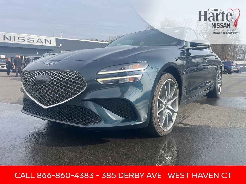 Tasman Blue 2024 Genesis G70 2.5T Standard RWD Sedan Rear-Wheel Drive 8-Speed Automatic