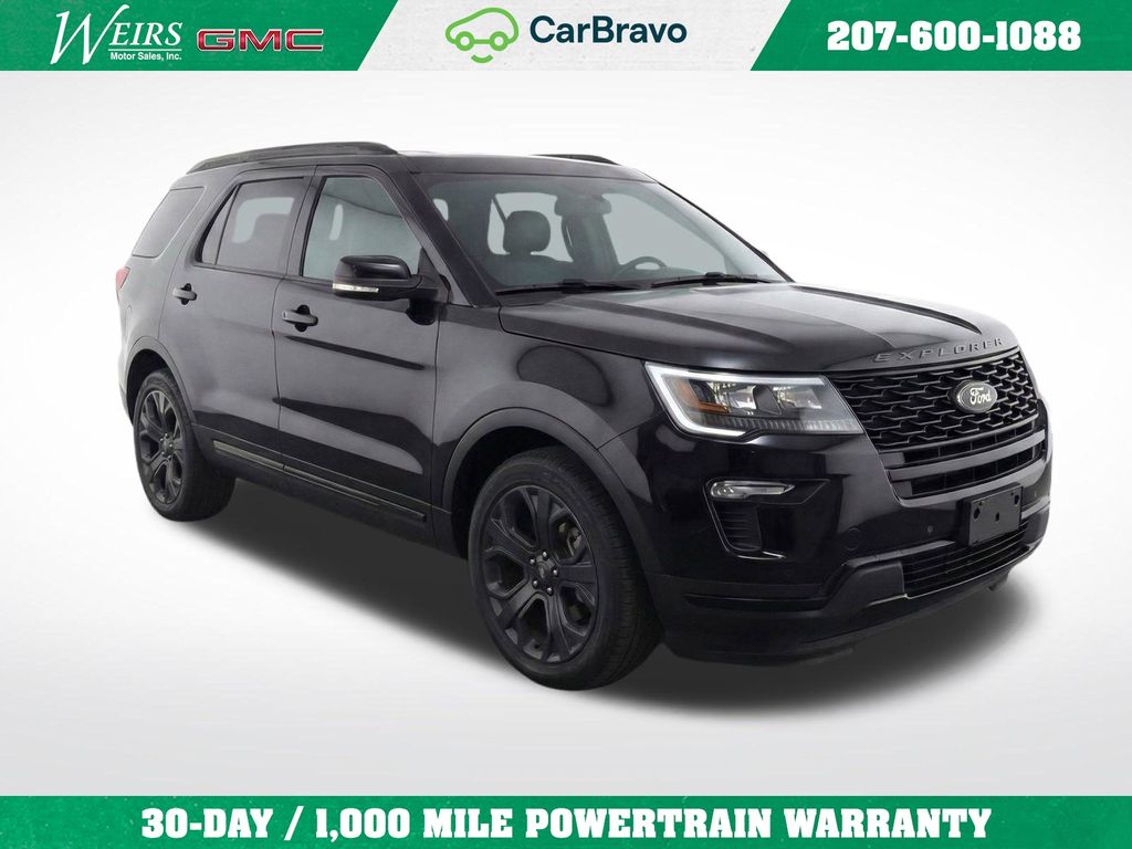 Black Metallic 2019 Ford Explorer Sport AWD SUV / Crossover All-Wheel Drive 6-Speed Automatic