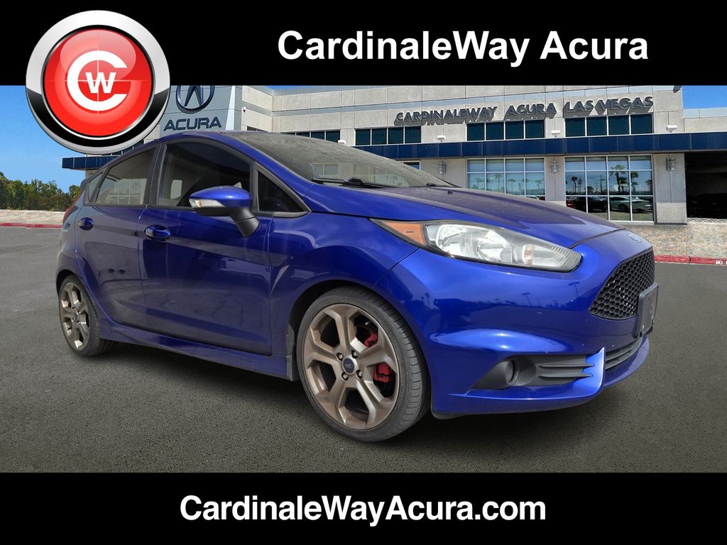 Blue 2015 Ford Fiesta ST Hatchback Front-Wheel Drive 6-Speed Manual