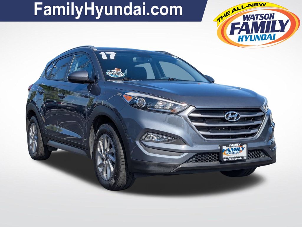 Gray 2017 Hyundai Tucson SUV / Crossover All-Wheel Drive 6-Speed Automatic