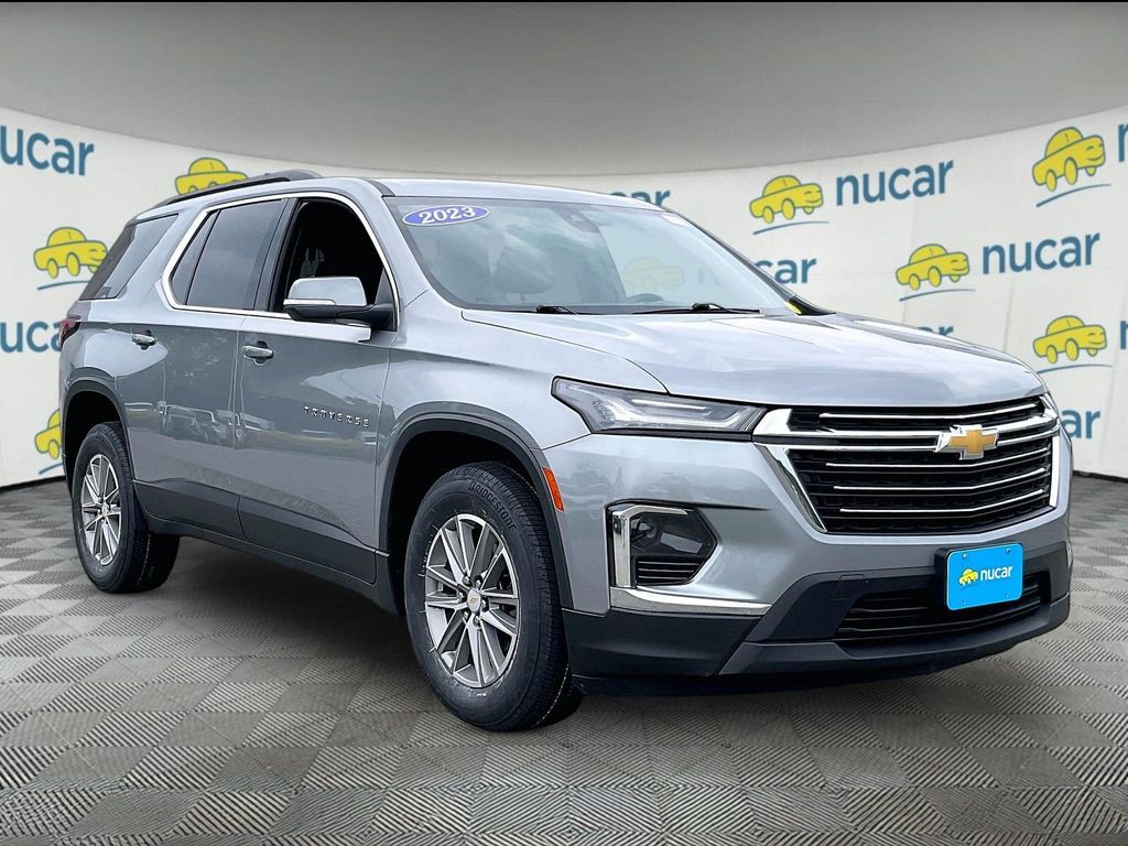 Sterling Gray Metallic 2023 Chevrolet Traverse SUV / Crossover Four-Wheel Drive 9-Speed Automatic