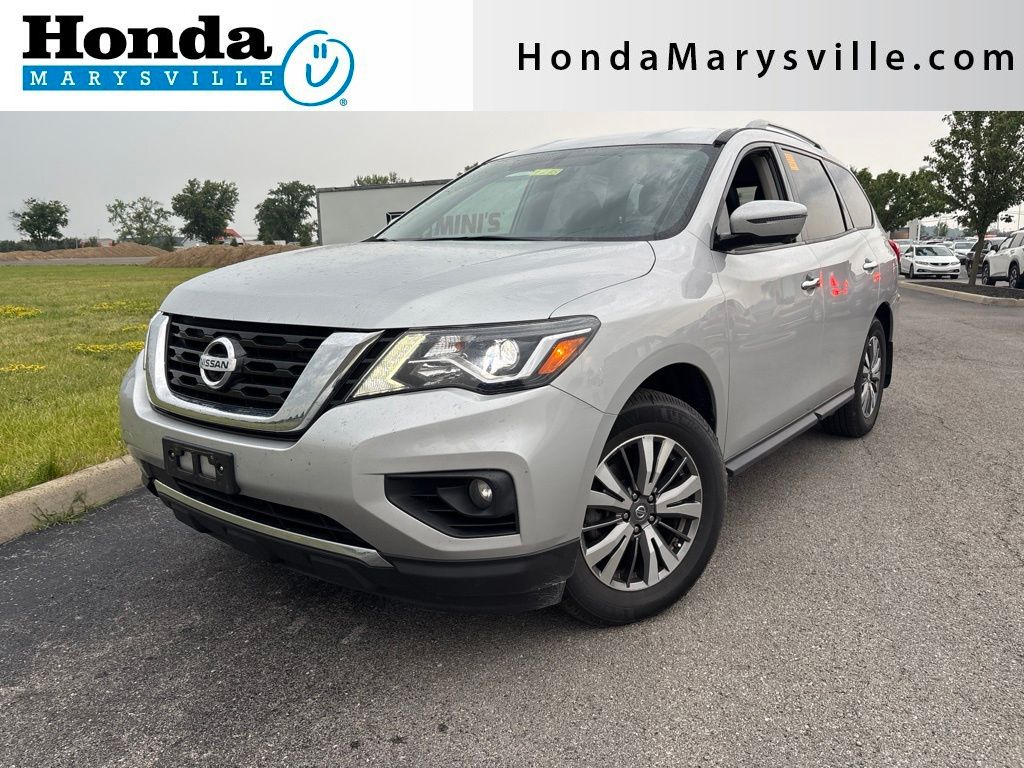 Brilliant Silver Metallic 2019 Nissan Pathfinder SUV / Crossover Four-Wheel Drive Continuously Variable Transmission