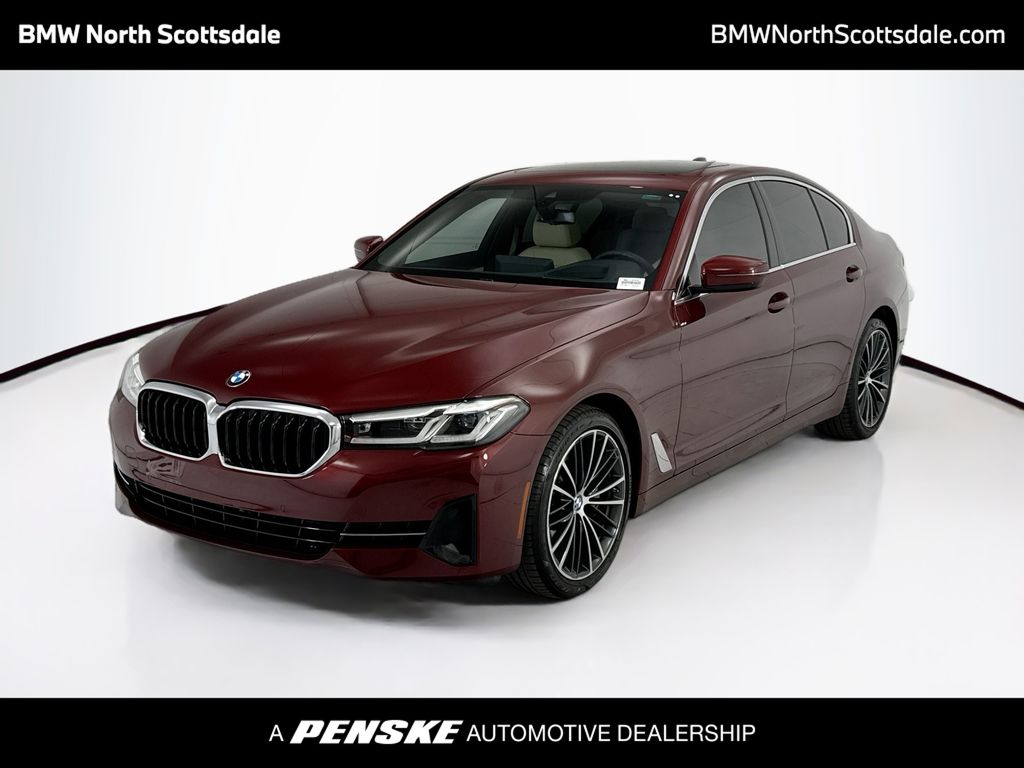 Aventurin Red Metallic 2023 BMW 5 Series Sedan Rear-Wheel Drive 8-Speed Automatic
