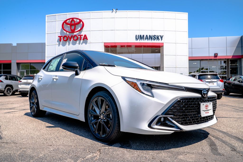 Midnight Black Metallic 2026 Toyota Corolla Hatchback Hatchback Front-Wheel Drive Continuously Variable Transmission