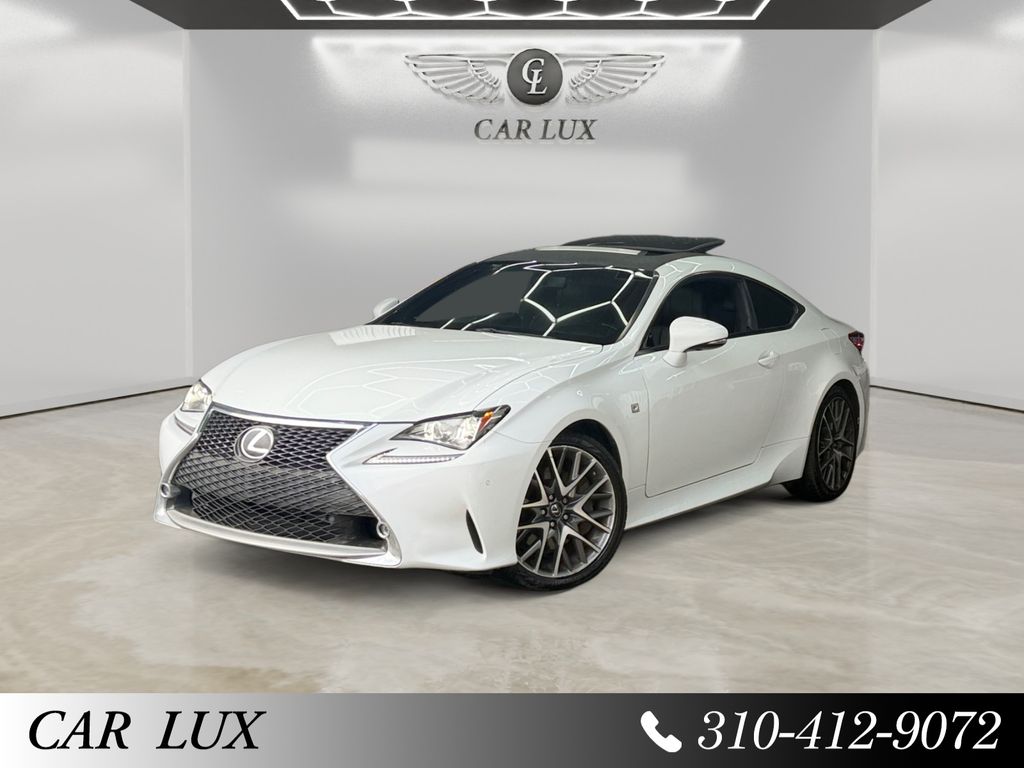 Ultra White 2016 Lexus RC Coupe Rear-Wheel Drive 8-Speed Automatic