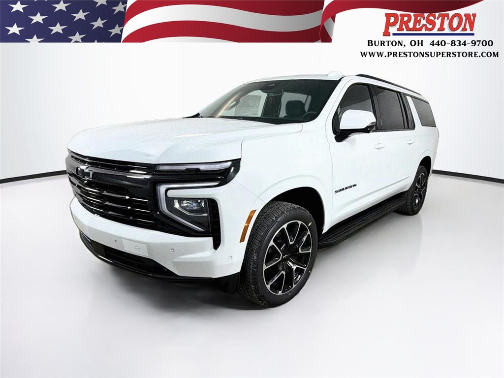 Summit White 2026 Chevrolet Suburban SUV / Crossover Four-Wheel Drive