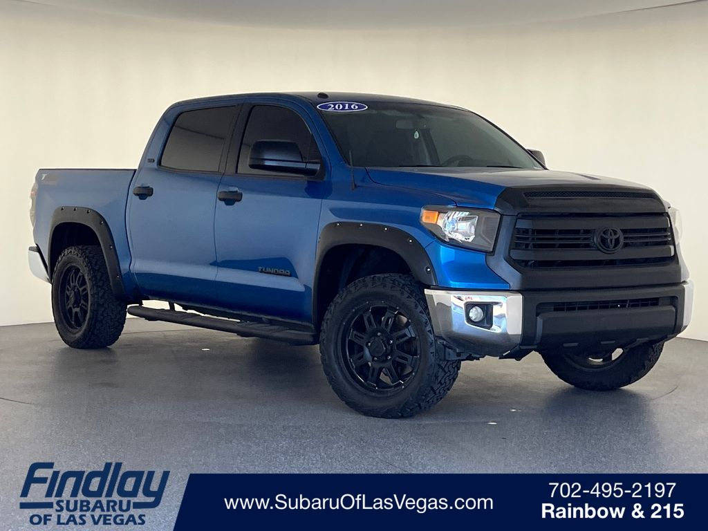 Blazing Blue 2016 Toyota Tundra Pickup Truck 4X2 6-Speed Automatic Overdrive