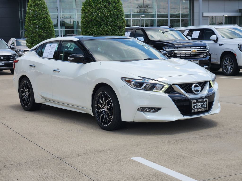 2017 Nissan Maxima 3.5 SL White at DeMontrond Automotive Group