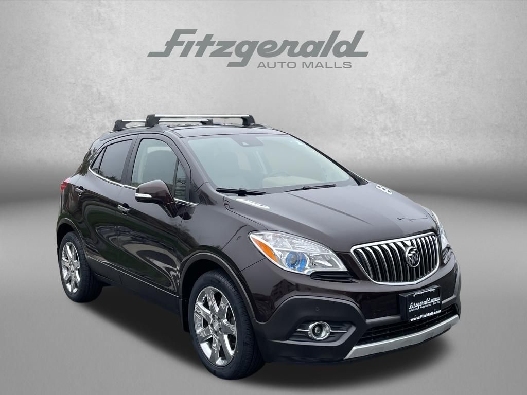 Deep Espresso Brown Metallic 2014 Buick Encore Premium FWD SUV / Crossover Front-Wheel Drive 6-Speed Automatic