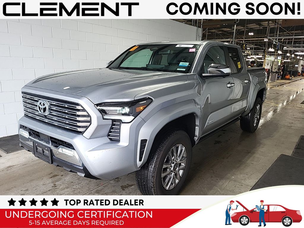 Celestial Silver Metallic 2024 Toyota Tacoma Pickup Truck Four-Wheel Drive 8-Speed Automatic