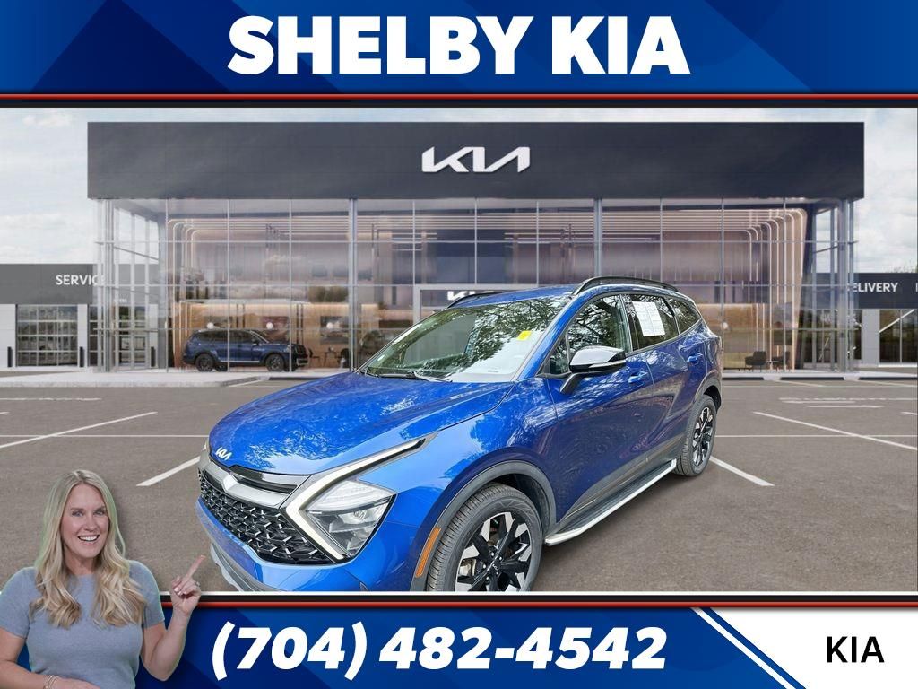 Sapphire Blue 2023 Kia Sportage X-Line AWD SUV / Crossover All-Wheel Drive 8-Speed Automatic