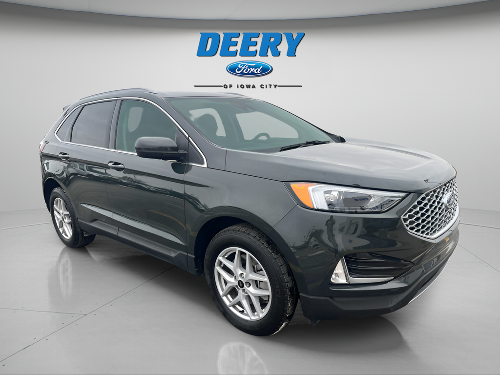 Forged Green Metallic 2024 Ford Edge SEL AWD SUV / Crossover All-Wheel Drive 8-Speed Automatic
