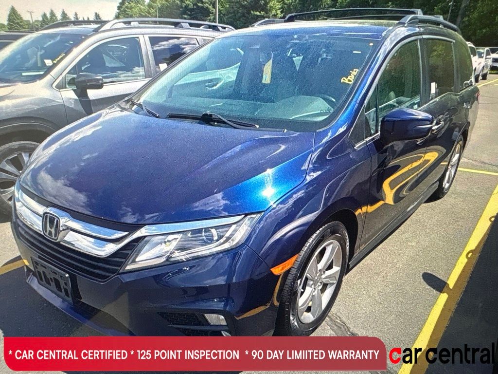 Blue 2020 Honda Odyssey Minivan Front-Wheel Drive Automatic
