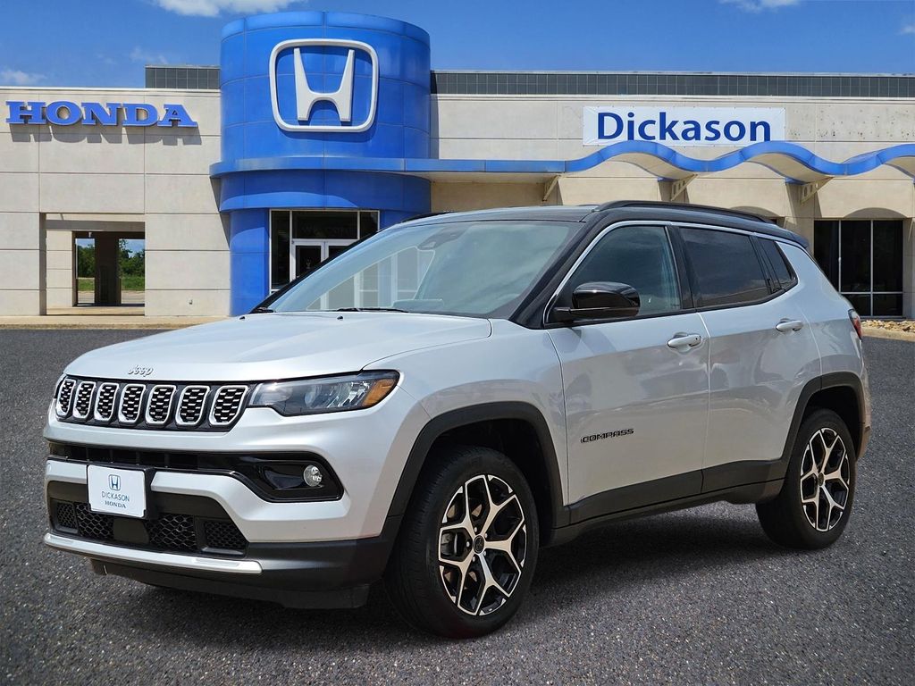 Silver Zynith Metallic Clearcoat 2025 Jeep Compass Limited 4WD SUV / Crossover Four-Wheel Drive 8-Speed Automatic