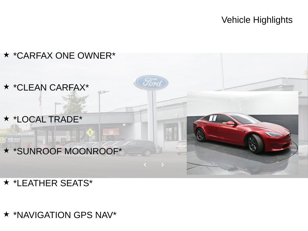 2024 Tesla Model S Plaid Tri Motor All-Wheel Drive