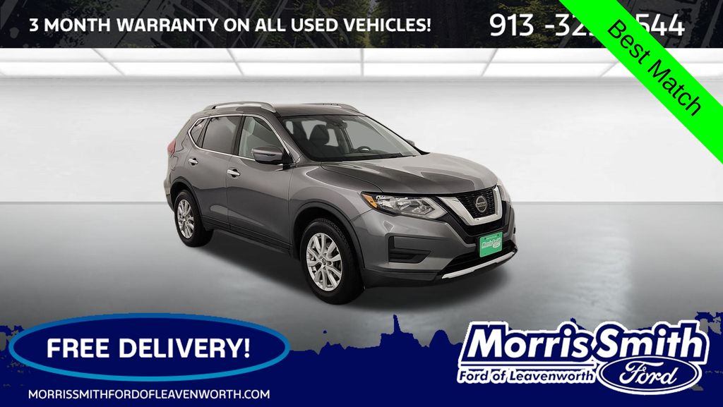 Gray (Gun Metallic) 2019 Nissan Rogue SV AWD SUV / Crossover All-Wheel Drive Continuously Variable Transmission