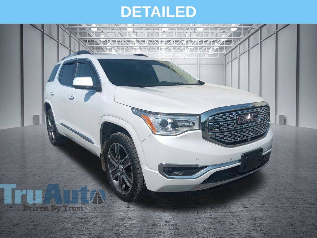 White Frost 2019 GMC Acadia SUV / Crossover Four-Wheel Drive 6-Speed Automatic