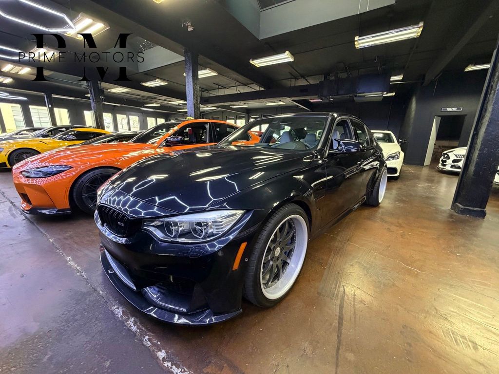 Black Sapphire Metallic 2015 BMW M3 Sedan Rear-Wheel Drive 6-Speed Manual