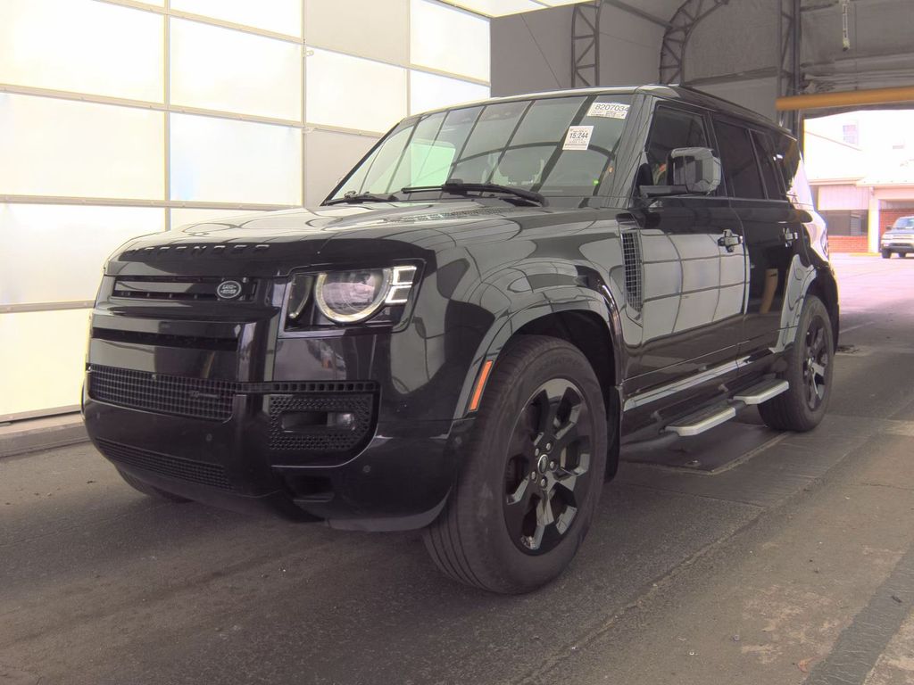 Black 2023 Land Rover Defender 110 X-Dynamic SE AWD SUV / Crossover All-Wheel Drive 8-Speed Automatic