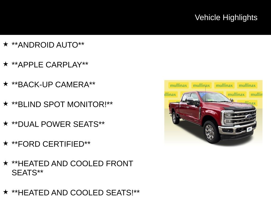 Certified Used 2025 Red Ford King Ranch image 12
