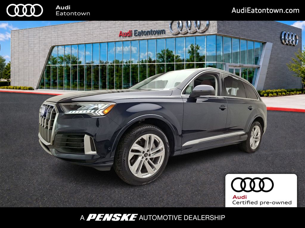 Waitomo Blue Metallic 2023 Audi Q7 SUV / Crossover All-Wheel Drive 8-Speed Automatic