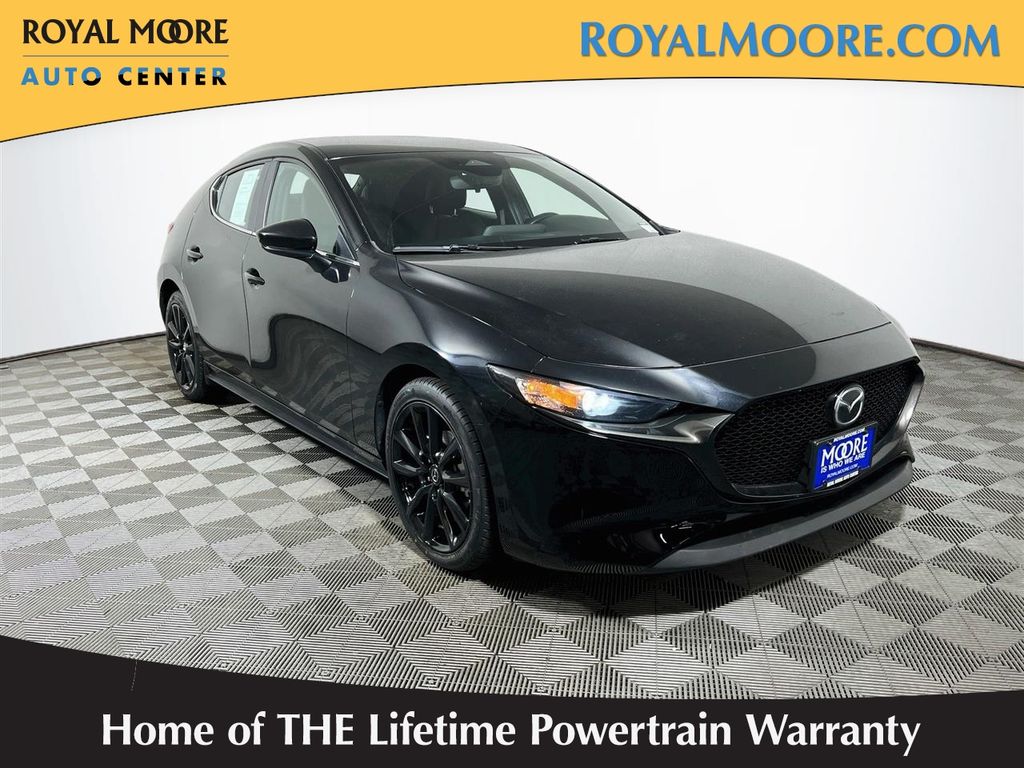 Jet Black Mica 2024 Mazda MAZDA3 Hatchback Front-Wheel Drive 6-Speed Automatic