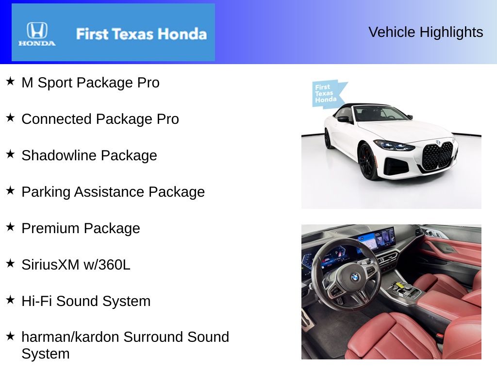 Used Car 2024 Bmw 4 Series  M440i For Sale Under $60,000 In Austin, Texas