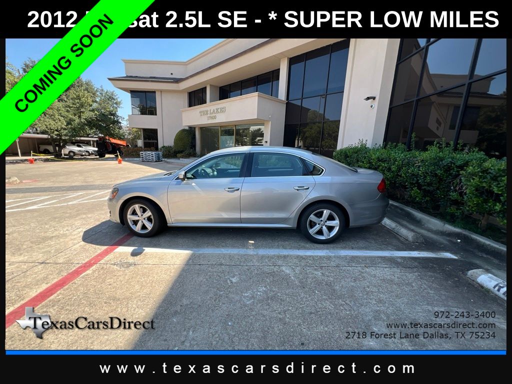 Tungsten Silver Metallic 2012 Volkswagen Passat Sedan Front-Wheel Drive 6-Speed Automatic