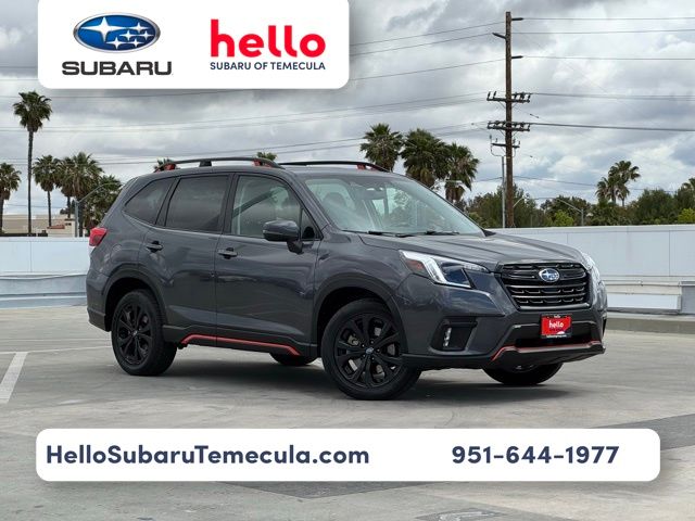 Magnetite Gray Metallic 2022 Subaru Forester Sport Crossover AWD SUV / Crossover All-Wheel Drive Continuously Variable Transmission