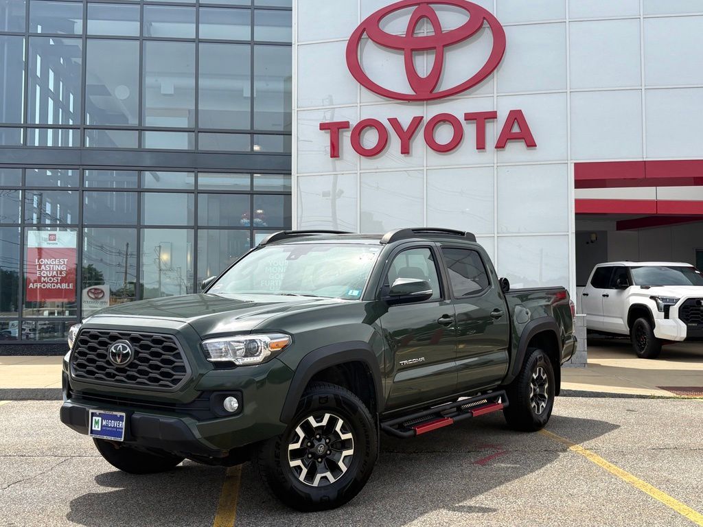 Army Green 2022 Toyota Tacoma Pickup Truck Four-Wheel Drive 6-Speed Automatic