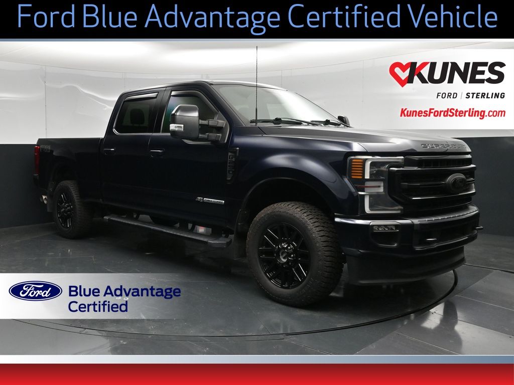 Antimatter Blue Metallic 2022 Ford F-250 Super Duty Pickup Truck Four-Wheel Drive Automatic