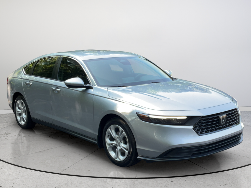 Silver 2025 Honda Accord Sedan Front-Wheel Drive Continuously Variable Transmission